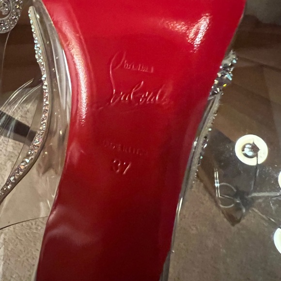 Christian Louboutin Au Hameau Crystal Shoe 37 - Picture 8 of 8
